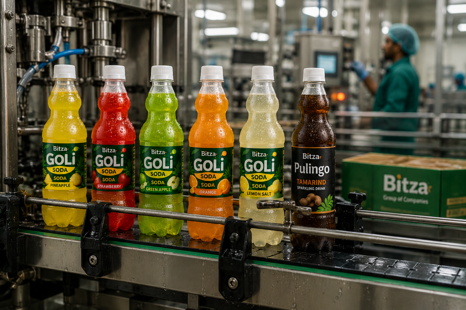 Bitza Modern Stainless Steel Beverage Production Facility